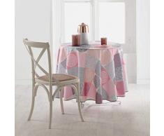 douceur dintérieur nappe ronde (0)180cm mantra rose