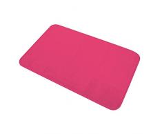 Douceur dInterieur 6GMB269FU Vitamine Tapis de Salle de Bain Polyester Fuchsia 75 x 45 x 1 cm