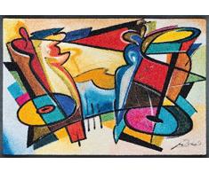 Wash+Dry 78388 Tapis, Surface en Polyamide, Coloré, 50 x 75 cm