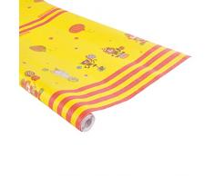 Rire et Confettis 6CRQ010 Nappe GaufrÃ© Jaune 118 x 500 cm