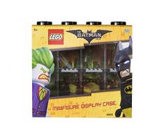 Vitrine de présentation des mini-personnages LEGO Batman pour 8 mini-personnages, conteneur empilable contre un mur ou sur un bureau, noir