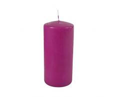 HOMEA 6BPC001FI Bougie ParfumÃ©e Cylindrique Paraffine Violet 6,5 x 6,5 x 15 cm