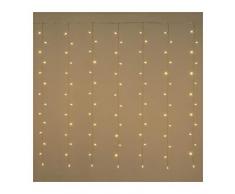 Rideau 3Â x 1,52Â m, 182Â LED blanc chaud, cÃ¢ble transparent, avec jeux de lumiÃ¨res, lumiÃ¨res de NoÃ«l, lumiÃ¨res de NoÃ«l pour extÃ©rieur.