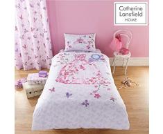 Catherine Lansfield Parure de lit Princesse Rose, Rose, Simple