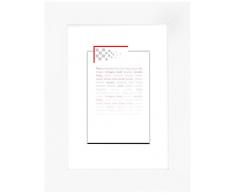 Brio 104337 Cadre Photo Bois Blanc Mat 40 x 50 cm