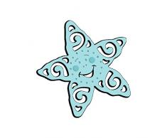 Sweet Dixie Dies Pois Napperon Cercle Cadre Die, DorÃ©, MÃ©tal, Gris, 5.8x5.8x0.1 cm