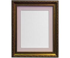 FRAMES BY POST Cadre Photo Style Shabby Chic, Plastique, dorÃ©, 16 x 12 Image Size 12 x 10 inches