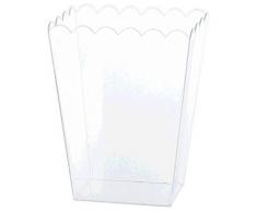 amscanÂ âÂ Vase Ã©vasÃ©e Transparent en Plastique, 19,5Â cm, Tailleâ¯: L
