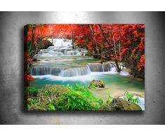 Bonamaison Peinture sur toile, multicolore, 30 x 40 cm - ConÃ§u et fabriquÃ© en Turquie