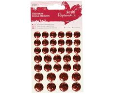 Papermania PMA 805913 Scrapbooking Stickers, Rouge