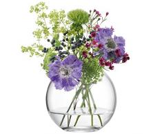 LSA International Vase Rond - Transparent, Verre, Claire, 11 cm
