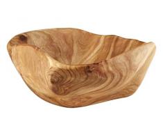 Premier Housewares Kora Bol de Service, Bois de cÃ¨dre Naturel