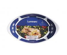 Luminarc N3567 Plat Ovale 29 x 17 cm-Smart Cuisine, Blanc
