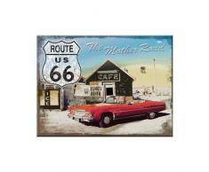 Nostalgic-Art Plaque en mÃ©tal USA Route 66 14179, The Mother Magnet, 8Â x 6Â cm