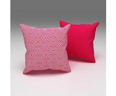 Eren Home Housse de Coussin (sans Coussin), Multicolore, 43 x 43 cm