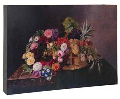 Clayre & Eef 62520 Tableau sur Toile 30 x 4 x 22 cm