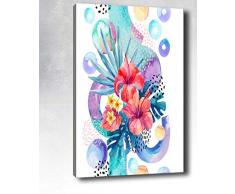 Bonamaison Peinture sur toile, multicolore, 30 x 40 cm - ConÃ§u et fabriquÃ© en Turquie