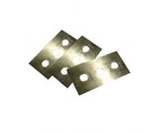 GEFU GE12455 Lames de Rechange pour Grattoir Plaque Vitrocéramique Acier Inoxydable Inox 8 x 0,2 x 19 cm