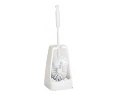 Wenko 19606100 Combiné WC Simple + Brosse de Bord Blanc