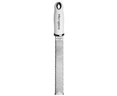 Microplane Zesteur, RÃ¢pe Ã Cuisine, Blanc, Lames en Acier Inoxydable, Collection Premium Classic