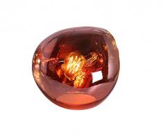 LUMINECA Lampe de Table Rouge Thelio 4W Rouge/Obre 28x23cm