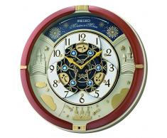 Seiko QXM378B Horloge Murale, Plastique, Multicolore, 39 x 39 x 9,6 cm