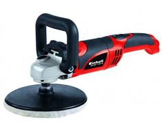 Einhell Angle polisseur CC Li-Po 1100/1 E (1100 W, de Assiette de ponçage/polissage Ø 180 mm, dans coffret en plastique, avec de nombreux accessoires inclus)