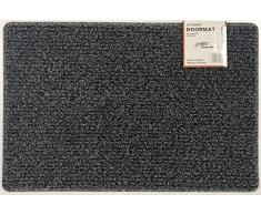 Nicoman Anti-saletÃ©s Paillasson, Tapis de Sol Robuste - (Utiliser intÃ©rieur et extÃ©rieur) - Moyen (75x44cm), Charbon