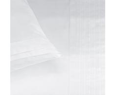 Bailet Housse de Couette - PlissÃ©s Intemporels Satin de Coton, Gris Perle, 260 x 240 cm