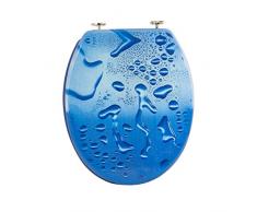 FRANDIS 190155 Abattant WC dÃ©c. Goutte deau, 38,5 x 46 x 6 cm