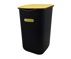 Trois Ti Poubelle, Jaune Noir, 50Â Lt