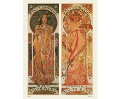 onthewall Art Nouveau Poster Art imprimé par Alphonse Mucha Moet