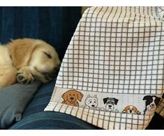 Samuel Lamont Poli-Dri Torchon Jacquard Chien