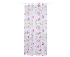 Home Fashion 48077-804 Rideau Voilage ImprimÃ©e avec Boucles Foulard Multicolore 245 x 140 cm