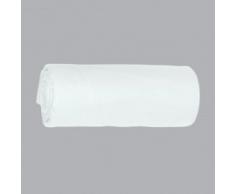 VENT DU SUD Drap Housse Uni en Coton Percale, Neige, 190x90 cm