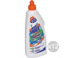 Bio Shout Set 12 Liquide ML 500 Lessive Machine à Laver et Linge, Multicolore, Unique