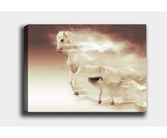 Bonamaison Peinture sur toile, multicolore, 30 x 40 cm - Conçu et fabriqué en Turquie