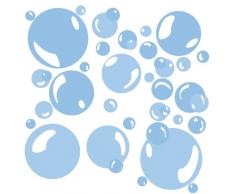 Thedecofactory RMK1846SCS Bulles DE Savon ROOMMATES REPOSITIONNABLES (31 Stickers), Vinyle, Multicolore, 104 x 26 x 2,5 cm