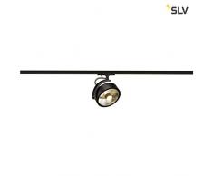 KALU TRACK QPAR111 spot, noir, adaptateur 1 allumage inclus