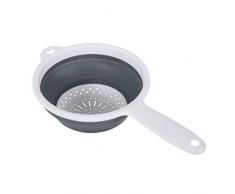 Addis Pop & Store Grande passoire pliable avec poignée, Plastique, 16.5 cm / 6.5 inches