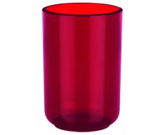 Spirella Barney Verre à Dents en résine Rouge Rubis Transparent