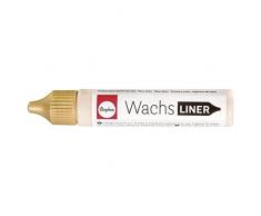 Rayher Crayon de cire liquide pour bougie Doré brillant 30 ml