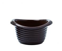 Silicone Zone SZ 407941Â Cuisine Outils krÃ¤uselung Melty au Bain Marie Bol, Silicone, Marron, 15,8Â x 15,8Â x 1,12Â cm