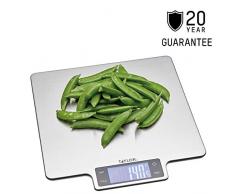 Taylor Pro Grande balance de cuisine à plateforme avec tare en acier inoxydable Argenté 10 kg