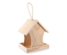 La Fourmi - Cordon Mangeoire Ã Oiseaux - Beige - 10 x 9 x 12 cm