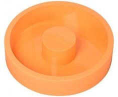 silikomart 27.207.71.0063 Moule en Silicone Forme Anneau, Orange, 25,5 x 25,5 x 3 cm