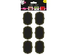 Maildor 12 pièces Ardoise en Sticker marmelades-étiquettes