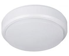Müller-Licht Luminaire LED pour pièces humides et cloisons, Plastique, Weiß, 17.5 x 17.5 x 6.4 cm 9watts 230volts