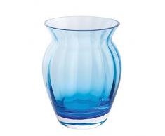Dartington Crystal Vase Large Motif Tulipes Bouquets, Aqua