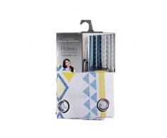 douceur dintÃ©rieur rideau a oeillets 140x260 cm polyester ethnie blanc